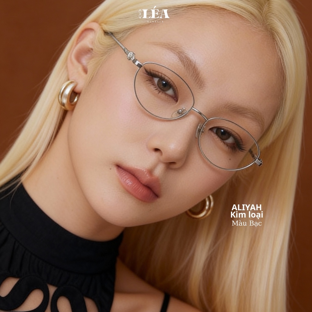 [LÉA GLASSES] Kính mắt Mèo Kim Loại chuyên lắp cận ALIYAH phong cách dễ thương HOT TREND | BigBuy360 - bigbuy360.vn