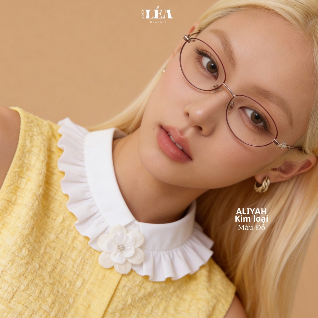 [LÉA GLASSES] Kính mắt Mèo Kim Loại chuyên lắp cận ALIYAH phong cách dễ thương HOT TREND | BigBuy360 - bigbuy360.vn