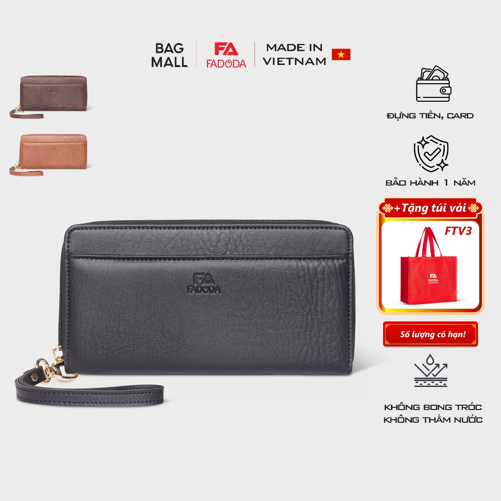 Ví cầm tay nữ thời trang FA DO DA FVN09 nhiều màu