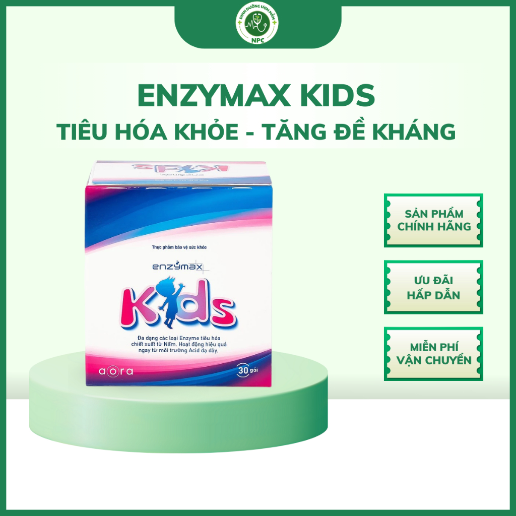 Enzymax Kids – Bột men tiêu hóa hỗ trợ trẻ ăn ngon, tăng cường tiêu hóa