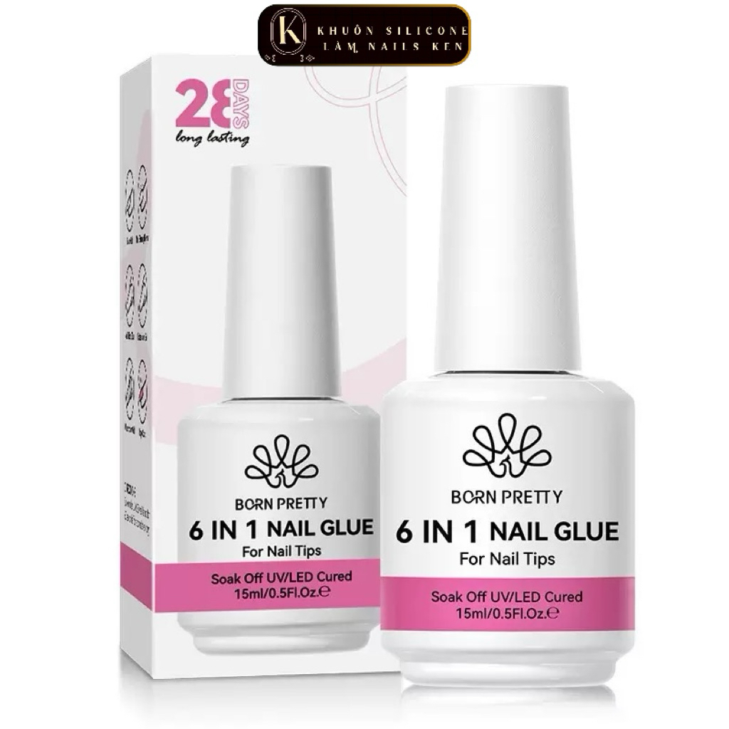 gel đa năng 6in1 , glue gel 6in1 tiện lợi cho ngành nail