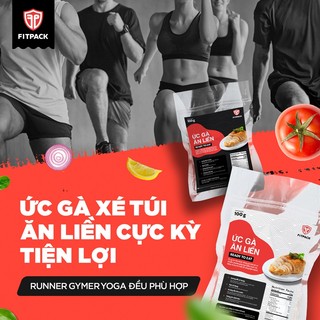 [HN Hoả Tốc] COMBO 1kg ỨC GÀ ĂN LIỀN 100g (mix vị)