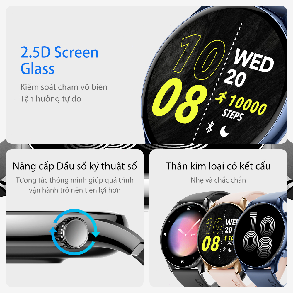 [Bán Chạy] Aolon GTR 3 Đồng hồ thông minh Độ dày 8,8mm Chống nước IP68/AOD/Màn hình AMOLED 1.43'' Đồng hồ nam | BigBuy360 - bigbuy360.vn