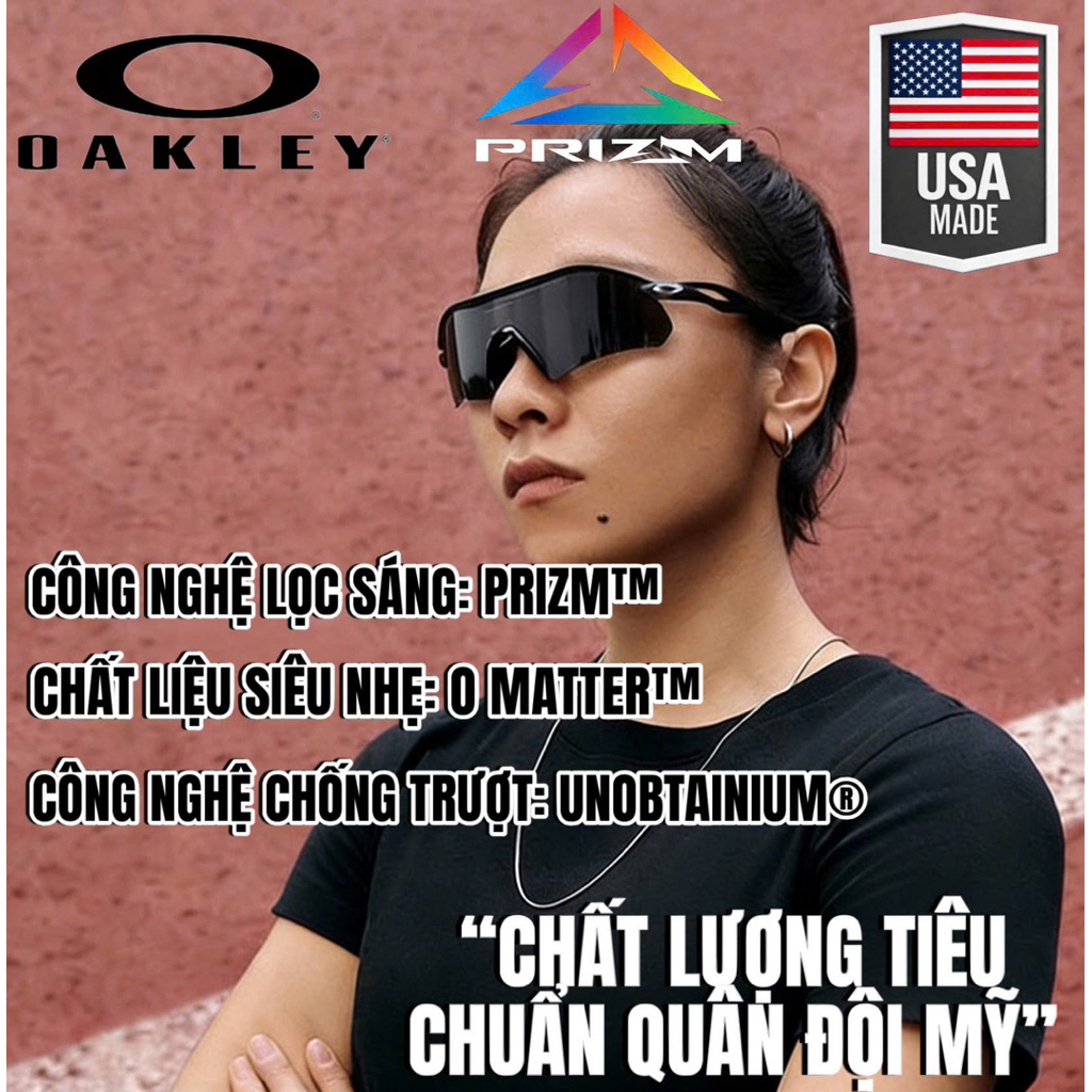 Kính Thể Thao Oakley Chính Hãng Radar Plate 9495D – Tròng Đổi Màu Trong Suốt Sang Đen, UV400, Photoc