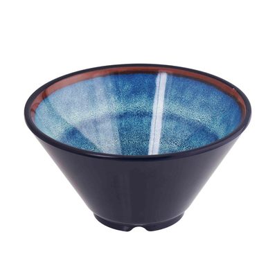 Tô Melamin Vân Loang Xanh Phong Cách Retro – Bát Ăn Cao Cấp Chống Vỡ, Nhẹ, Dùng Gia Đình & Nhà Hàng