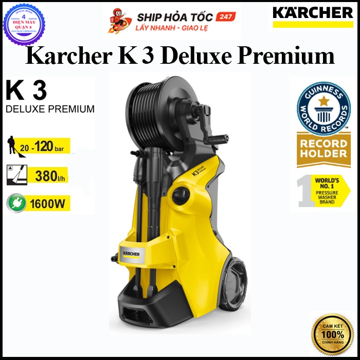K 3 Deluxe Premium -- Máy phun xịt rửa xe Karcher K3 Deluxe Premium 1600W - Hàng chính hãng