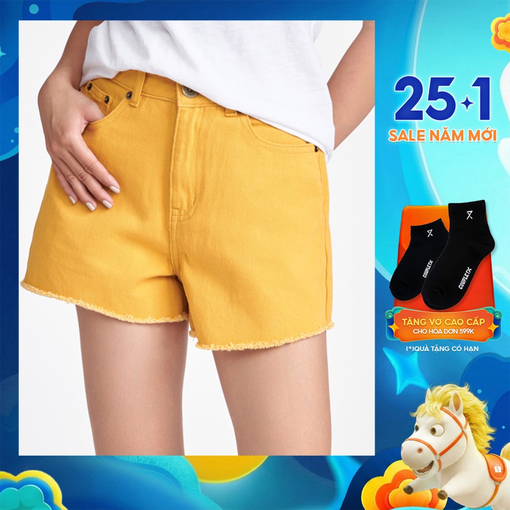 Quần Short Nữ Kaki Ngắn Couple TX Khakis Sớ Jeans Nhuộm Màu WSR 2024