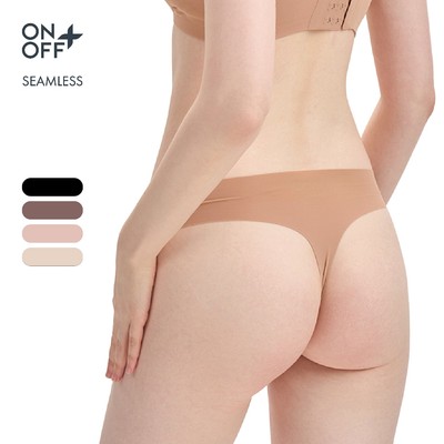 Quần lót nữ dán tàng hình Microfiber mỏng nhẹ cùng form Thong năng động ONOFF - 16UT25A561