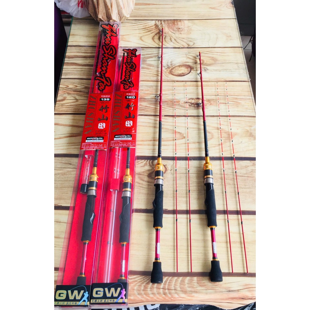 Cần ikada GW đỏ 1m35