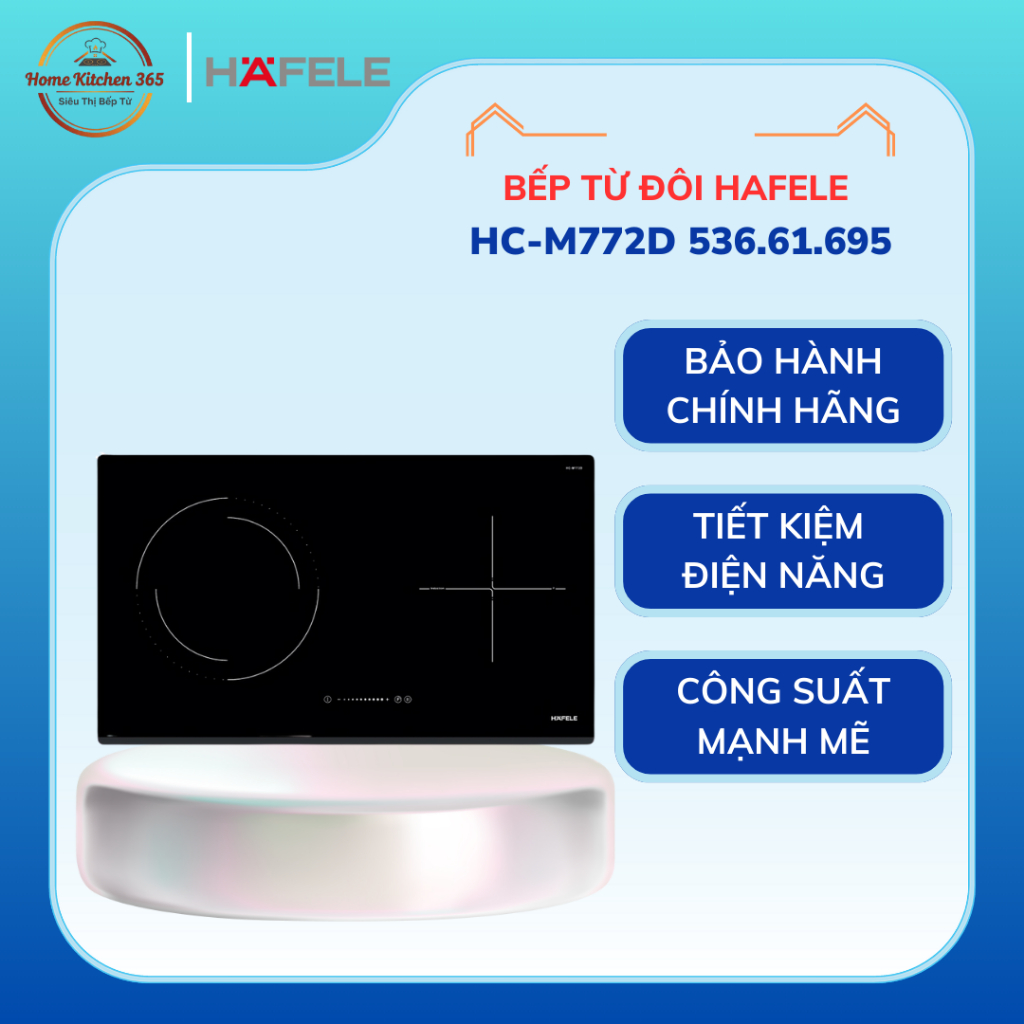 Bếp Từ Hafele HC-M772D 536.61.695 | Bếp từ 2 vùng nấu Hafele cao cấp
