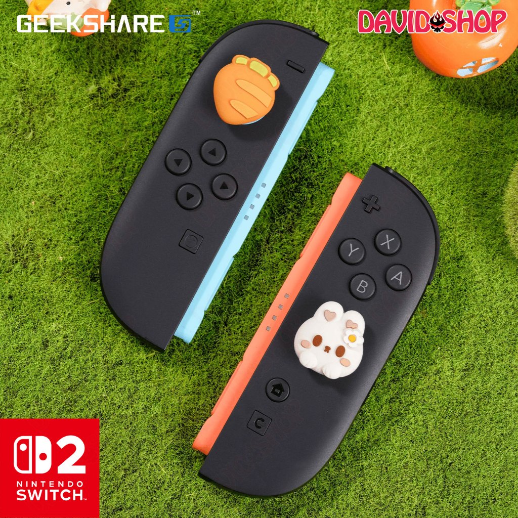 Núm bọc analog (GeekShare) Thỏ & Cà Rốt cho Joy-Con, Pro Controller 2 - Nintendo Switch 2