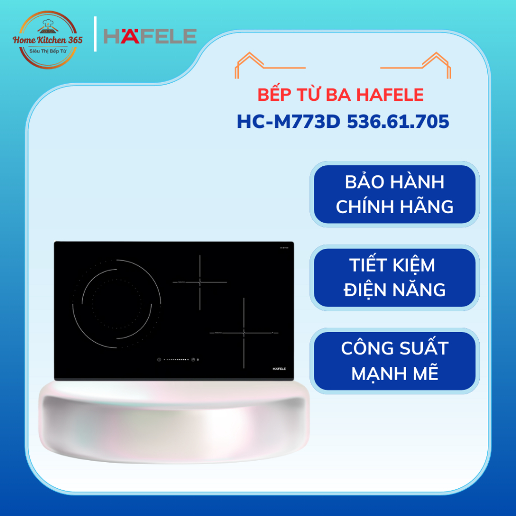 Bếp Từ Hafele HC-M773D 536.61.705 | Bếp từ âm tủ Hafele cao cấp