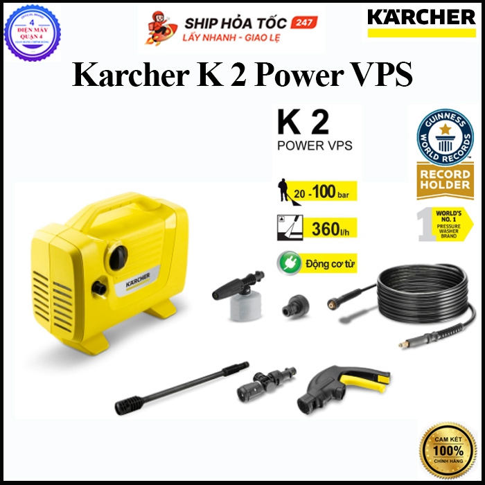 K 2 Power VPS -- Máy xịt rửa xe Karcher K2 Power VPS - dung dịch rửa xe 1 lít