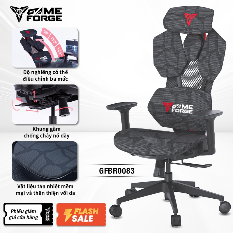 GAMEFORGE ergonomic gaming chair Ergo Master Ghế chơi game công thái học,Ghế văn phòng công thái học