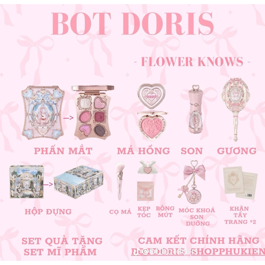 Set bunny gardens flowers know