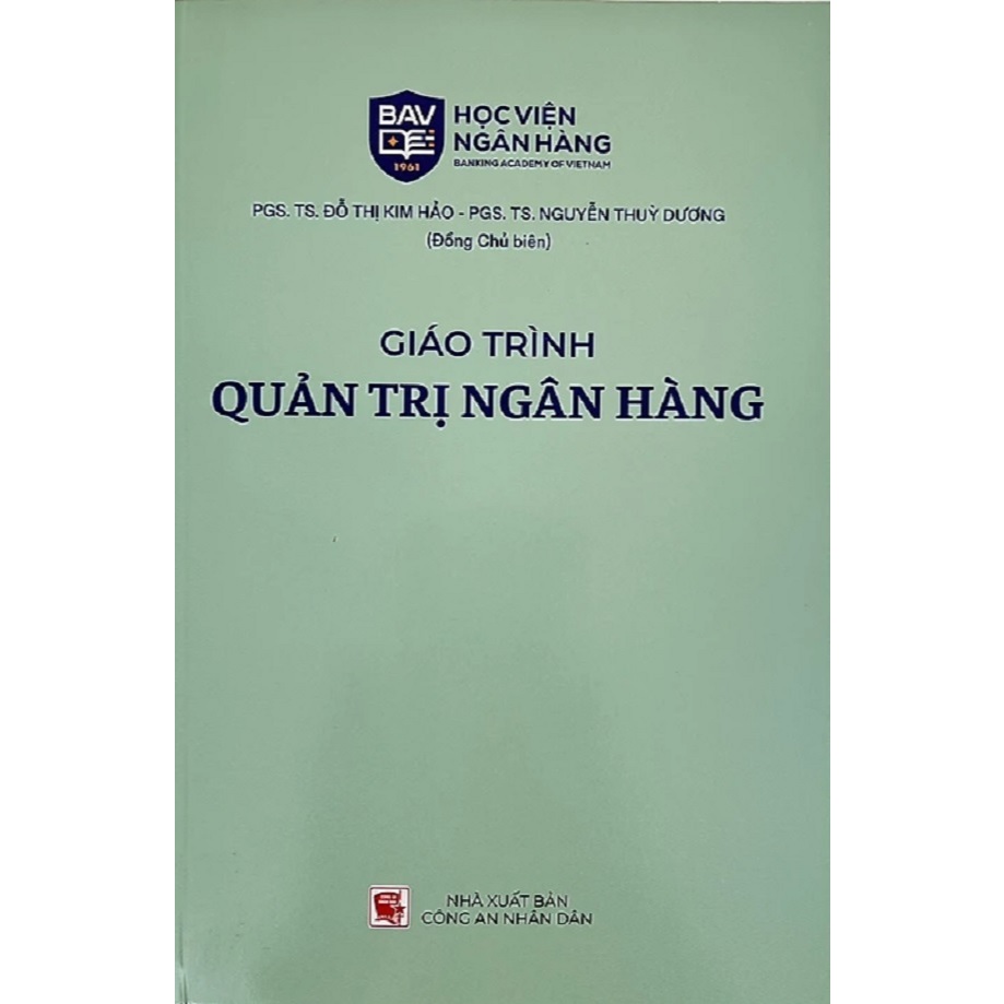 Sách - Giáo Trình Quản Trị Ngân Hàng - PGS. TS. Đỗ Thị Kim Hảo (Tái Bản 2025)