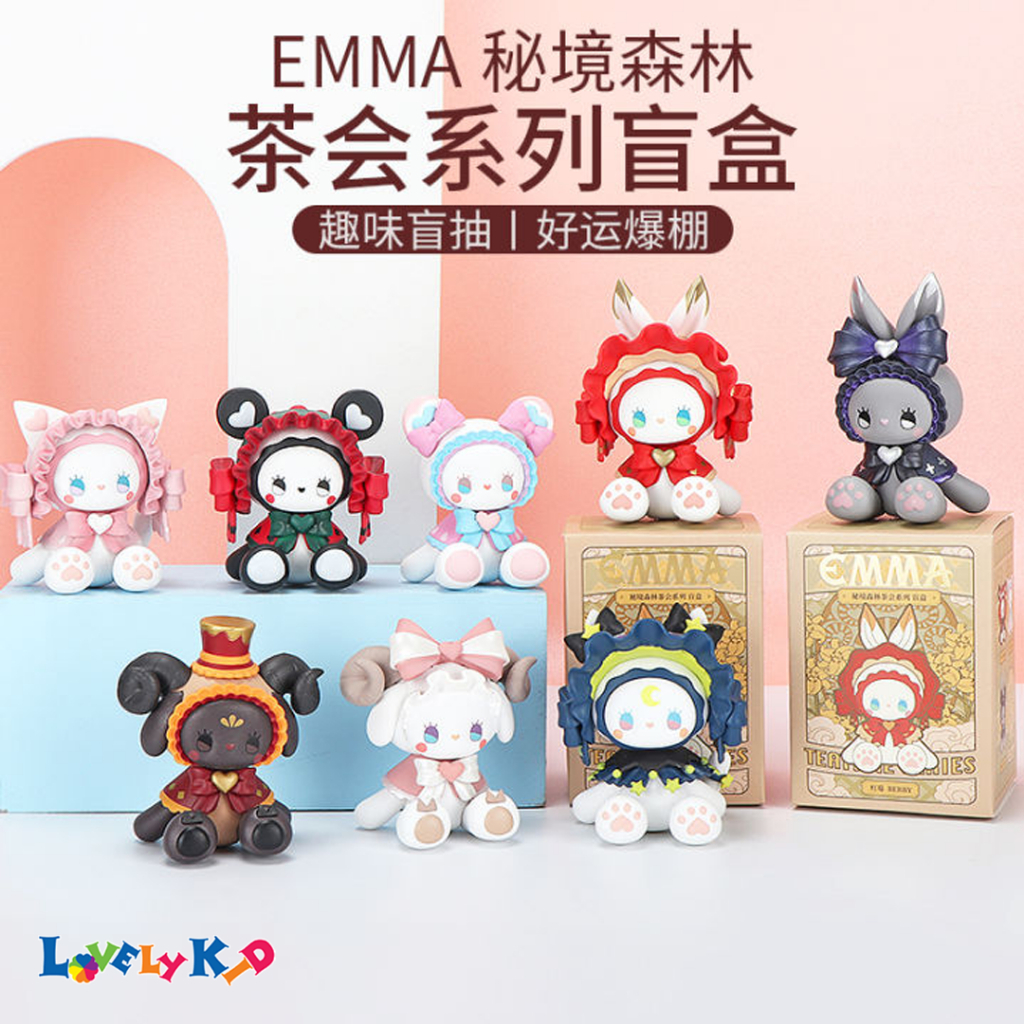 (Chính Hãng Lucky Emma) Blind Box Emma Secret Forest - EMMA Secret Forest Tea Party - RE01