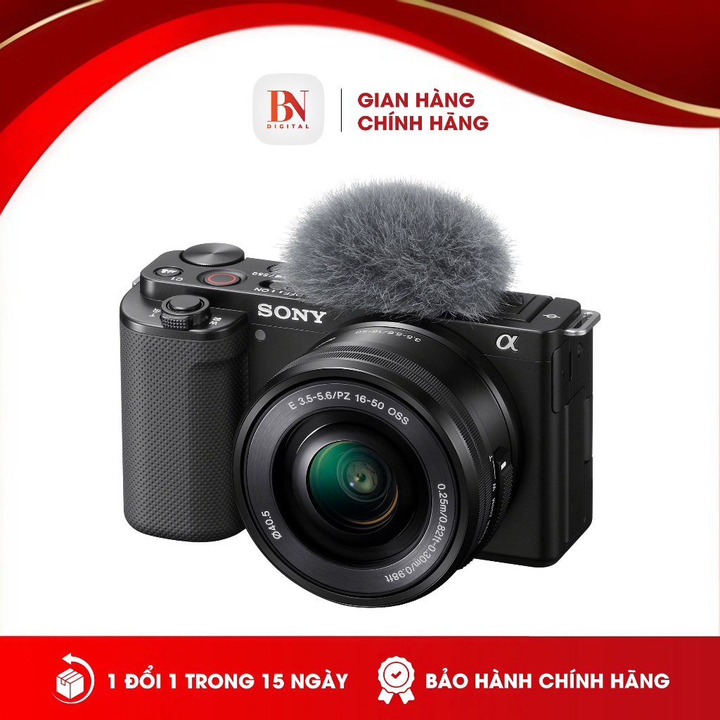 [ BẢO HÀNH CHÍNH HÃNG ] MÁY ẢNH SONY ZV-E10 + SEL 16-50 ĐỜI 2 / TẶNG THẺ 64G