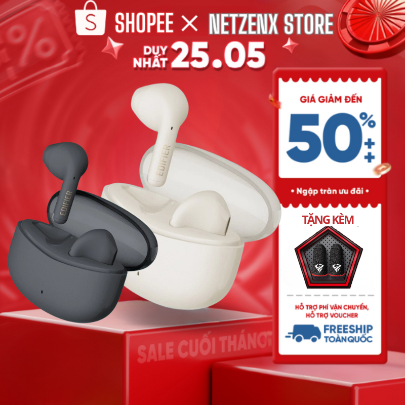 Tai Nghe Bluetooth Nhét Tai EDIFIER X2S/W110T | Khử Tiếng Ồn Môi Trường | Thời Gian Sử Dụng Đến 26H 