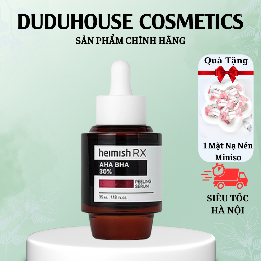 Tinh Chất Peel Da Heimish RX AHA BHA Wash off Peeling Serum 35ml Duduhouse