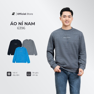 Áo nỉ nam Auzed cao cấp, chất liệu vải nỉ dày dặn, cổ tròn, form regular vừa vặn 6396
