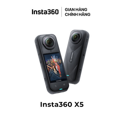 Camera Hành Trình Insta360 X5 - Hỗ Trợ Quay 8K30fps Bảo Hành Chính Hãng