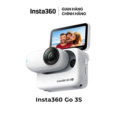 Camera Hành Trình Mini 4K Insta360 GO 3S Chống Nước Gắn Từ Tính, Nhỏ Gọn