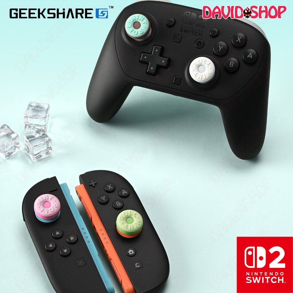 Núm bọc analog (GeekShare) Kẹo Bạc Hà cao cấp cho Joy-Con, Pro Controller 2 - Nintendo Switch 2