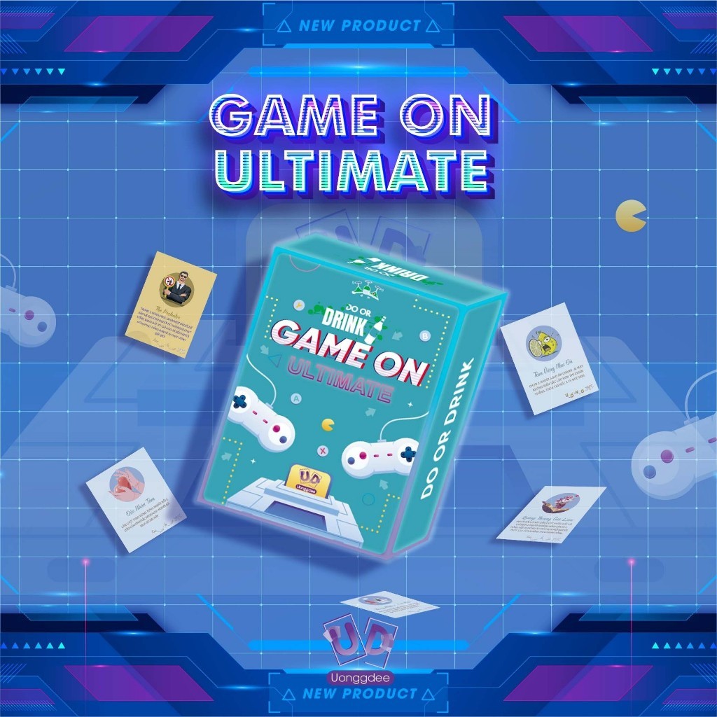 Bộ bài Drinking game VUIDEE phiên bản "Trò Chơi Ultimate" - Bài Game On Ultimate noc out, bài nhậu, 