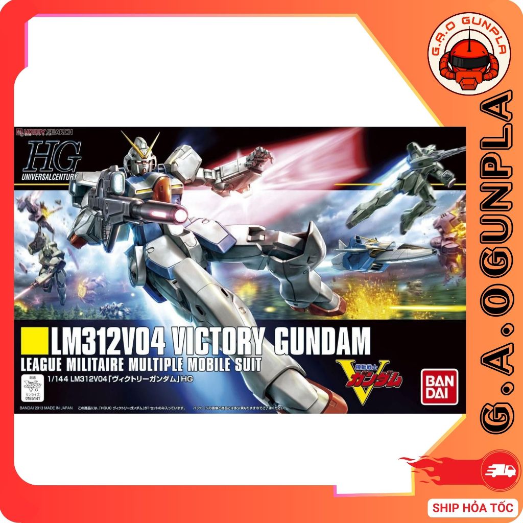 Mô hình lắp ráp Gundam Bandai 1/144 HGUC V GUNDAM