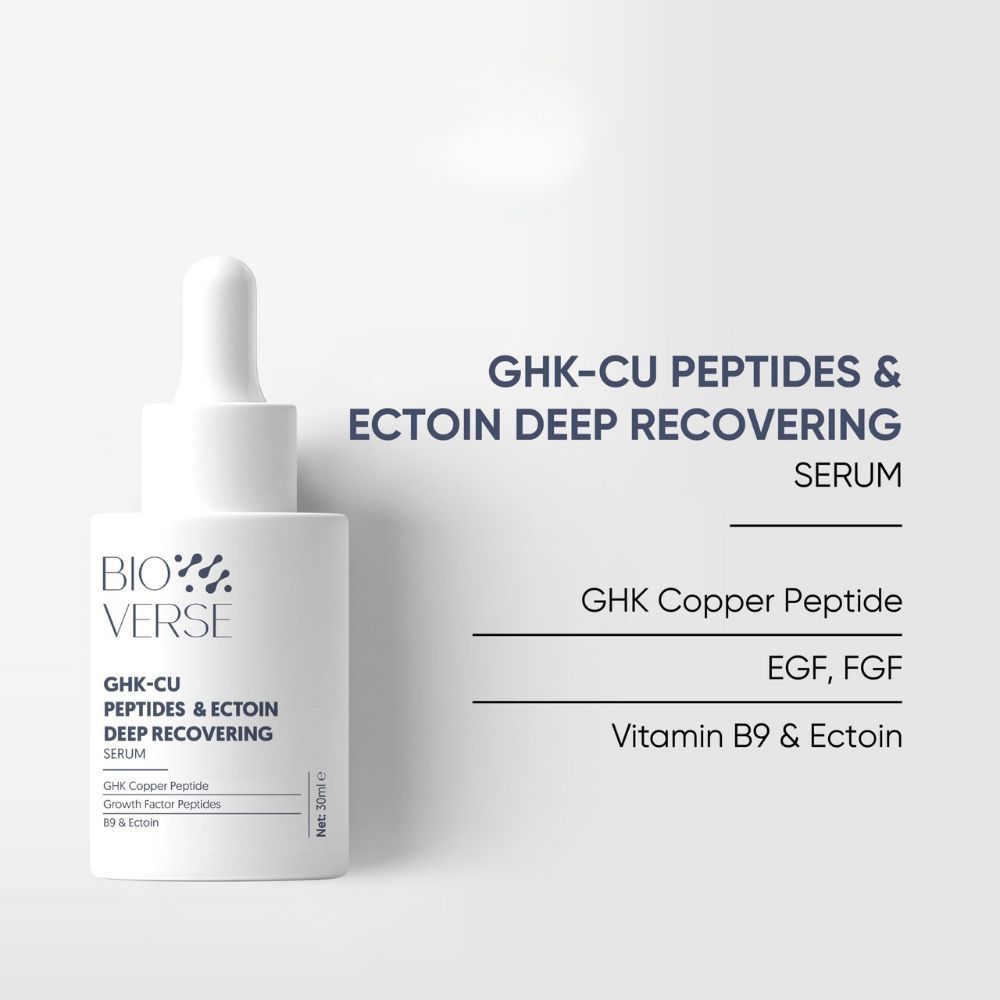 Ảnh 3 của Serum Bioverse GHK-Cu Peptides and Ectoin Deep Recovering giúp phục hồi và tăng sinh lớp sừng