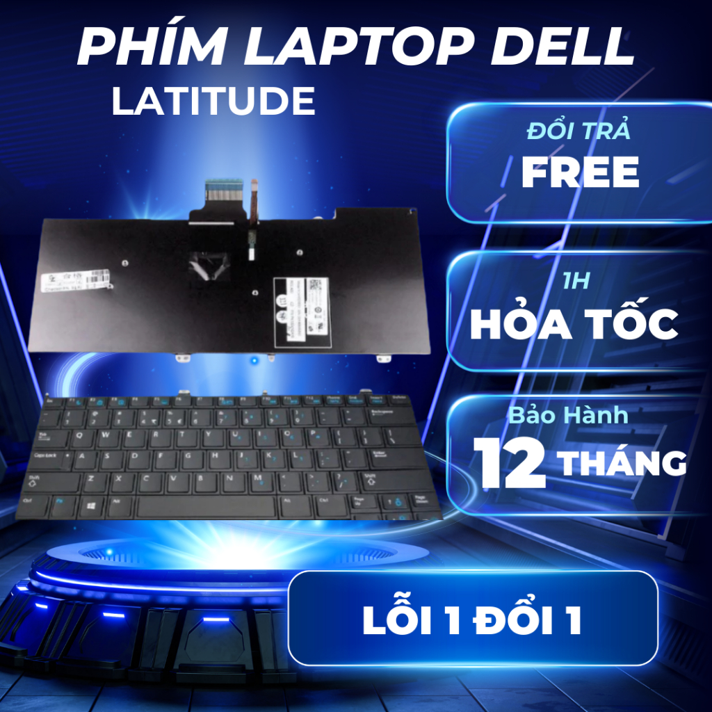 Bàn phím Laptop Dell Latitude 12 7000 E7240 E7420 E7440 7420 7240 7440 Phím Dell Latitude 7000 7240 