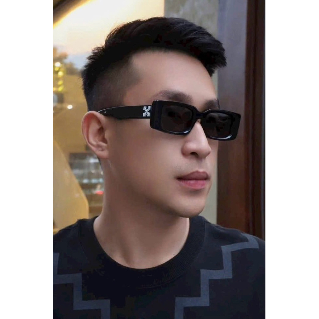 0ff WHITE - MẮT KÍNH UNISEX DÁNG VUÔNG NHỎ GỌNG NHỰA CÁ TÍNH ANDREE