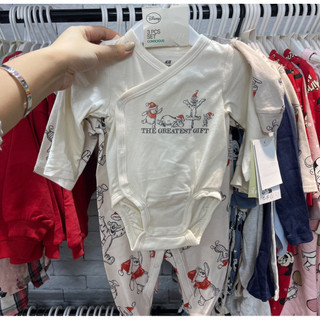 Bộ 3 chi tiết body HM newborn AUTH săn sale cho bé
