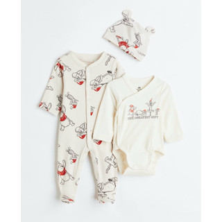 Bộ 3 chi tiết body HM newborn AUTH săn sale cho bé