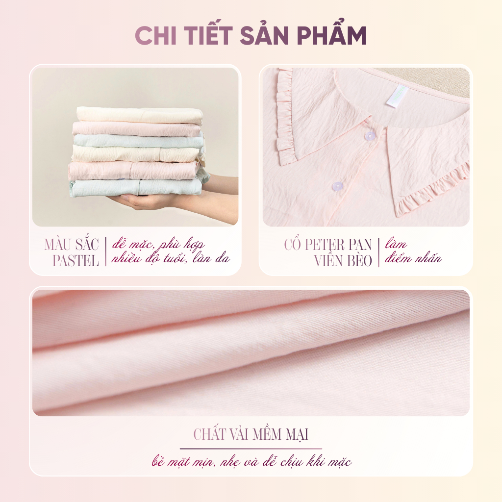 Bộ mặc nhà nữ ngắn tay pyjama Pazzini quần cộc chất liệu thoáng mát màu pastel cực trendy phù hợp mọi tone da - SW002 | BigBuy360 - bigbuy360.vn