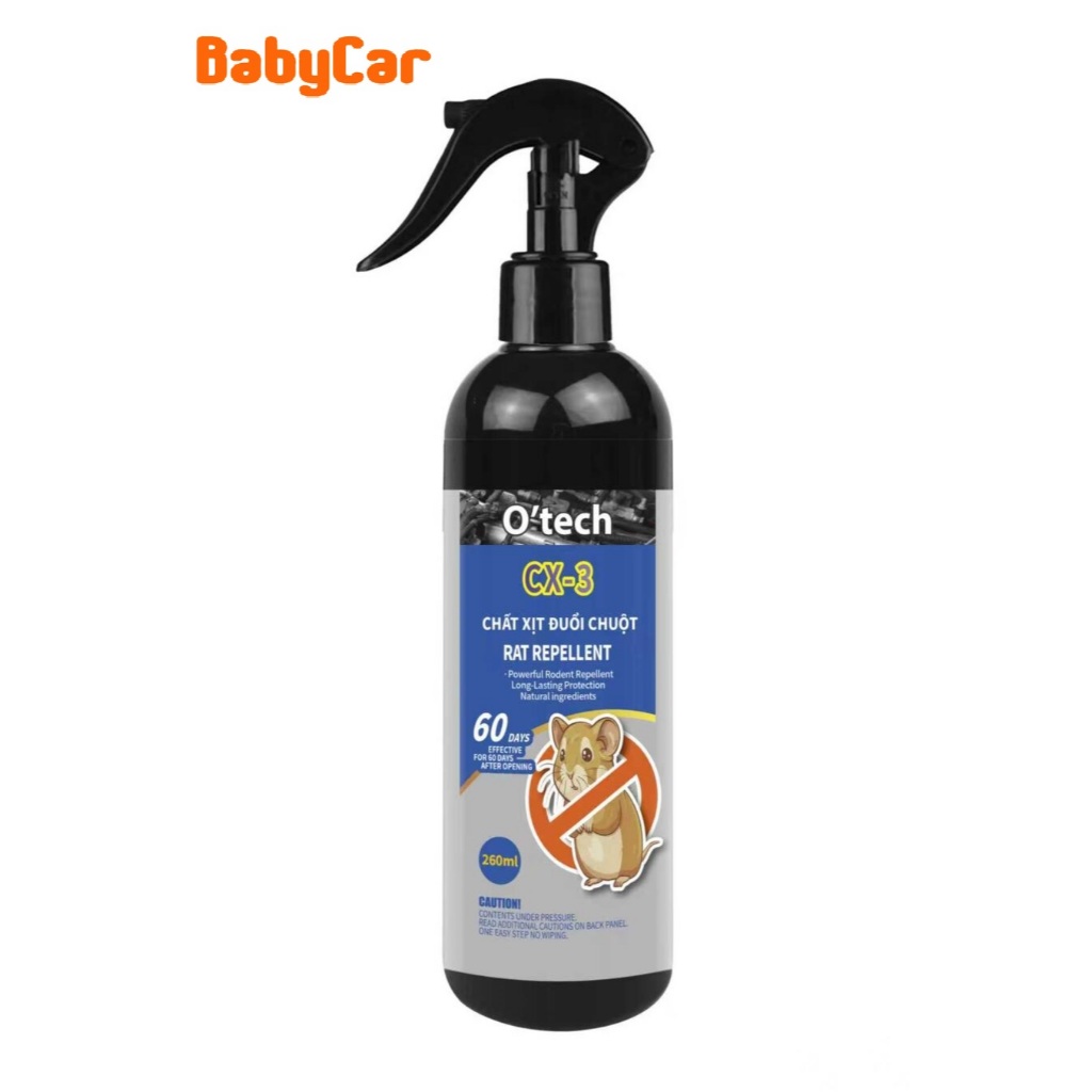 Bình đuổi chuột trên ô tô O'tech CX-3