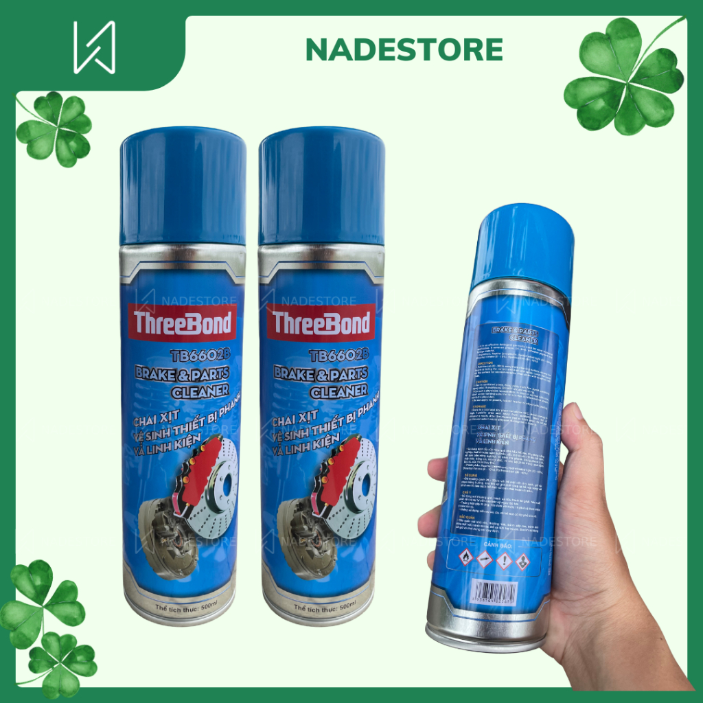 [Chính Hãng] Chất xịt vệ sinh phanh và kim loại ThreeBond - 500ml Brake and Parts Cleaner