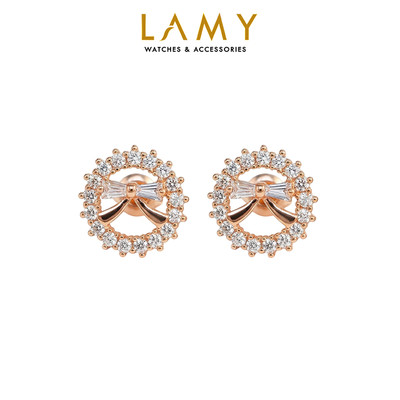 Khuyên tai nữ LAMY Solar Bow Earrings Rose Gold 3284