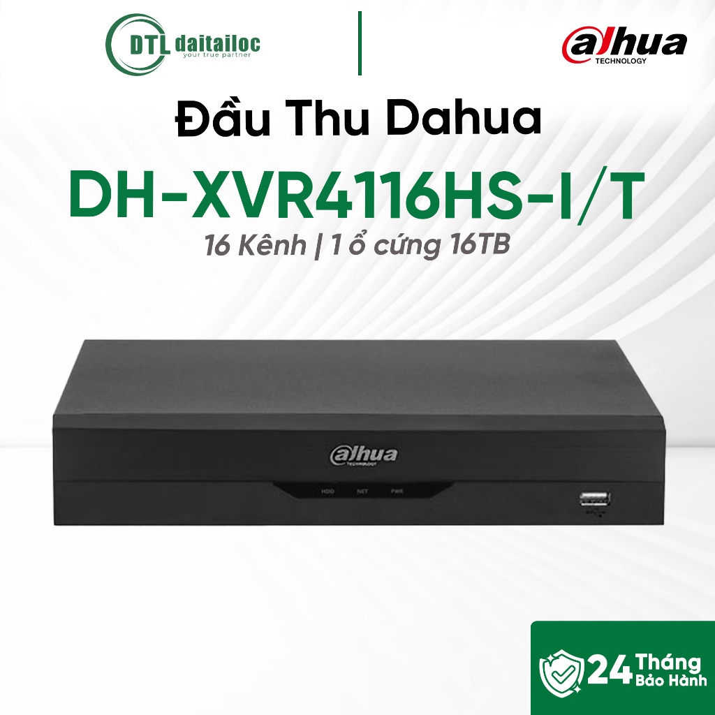 Đầu Thu Dahua DH-XVR4116HS-I/T | Chính Hãng | Bảo Hành 24 Tháng