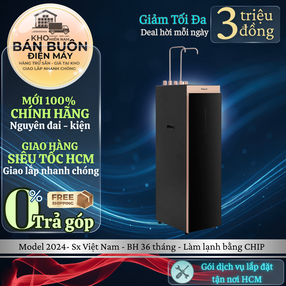 KGHC12A2 Máy lọc nước Kangaroo Sumire Hydrogen ion kiềm nóng lạnh KGHC12A2