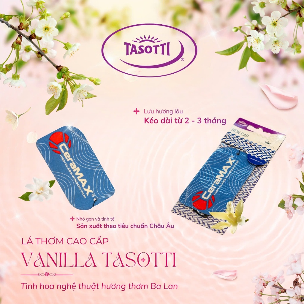 Lá Thơm Treo Xe Ô Tô, Phòng Ngủ – NTECH, Global & Ceramax - Nhập Khẩu Cao Cấp Từ Châu Âu