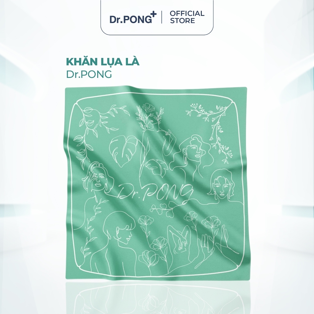 [Quà tặng không bán] Khăn Lụa Là Dr.PONG