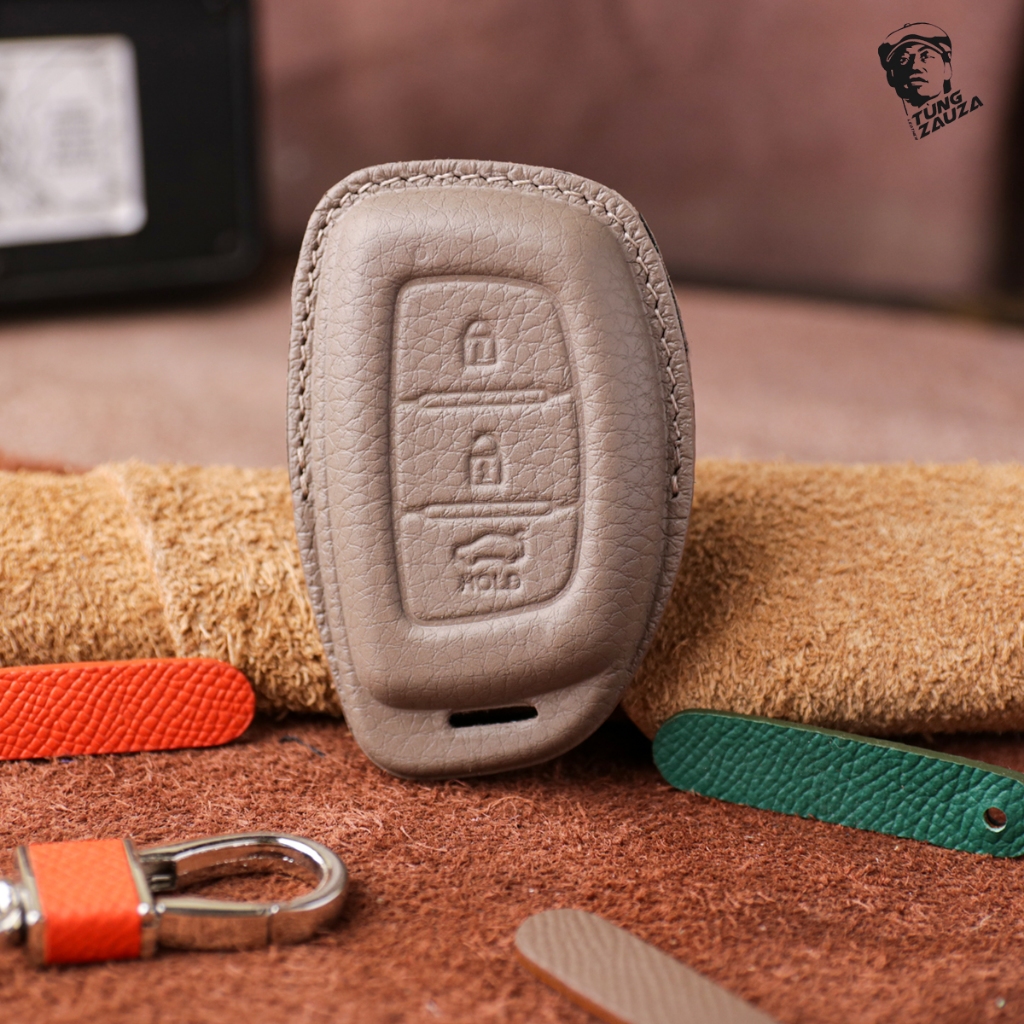 Bao da chìa khóa Hyundai Tucson, i10, Elantra bản cũ da Togo