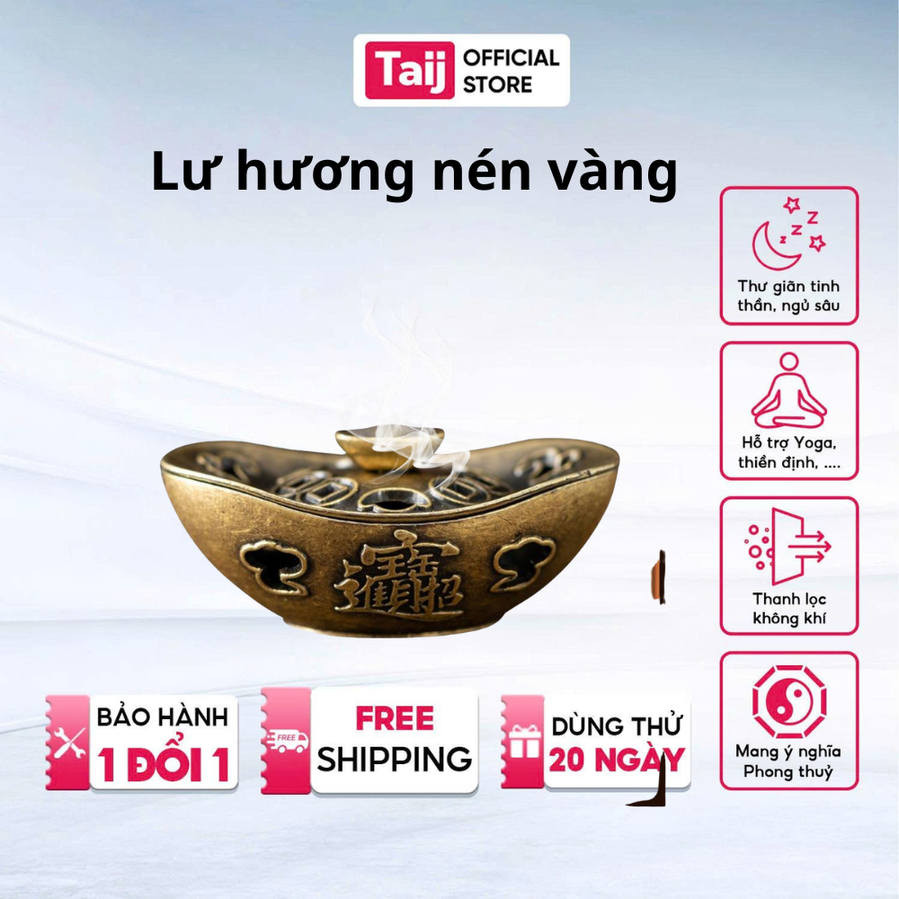 Lư hương nén vàng, Lư hương nén bạc, Lư hương may mắn và tài lộc