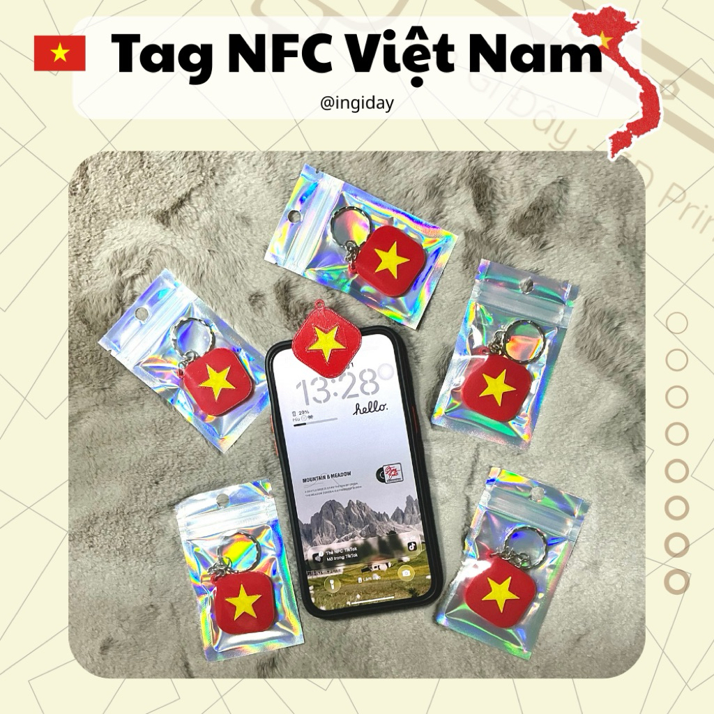 Móc Khóa Tag NFC Việt Nam- Kết Nối Chỉ Với Một Chạm