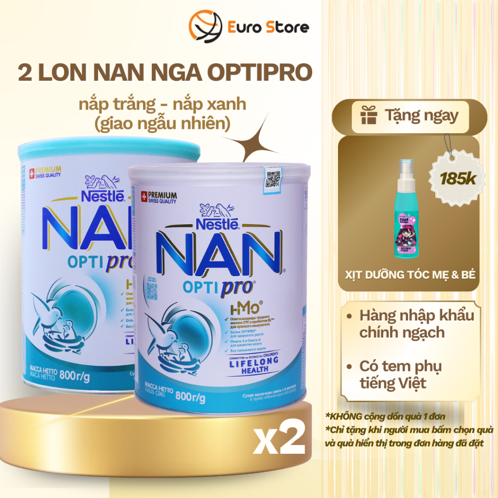 COMBO 2 Sữa Nan Nga HMO Optipro Mamako 800g - Euro Store