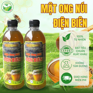 Mật Ong Điện Biên 1000ml Nguyên Chất 100% Tự Nhiên Đặc Sánh Từ Hoa Rừng, Mật Chín Honey House