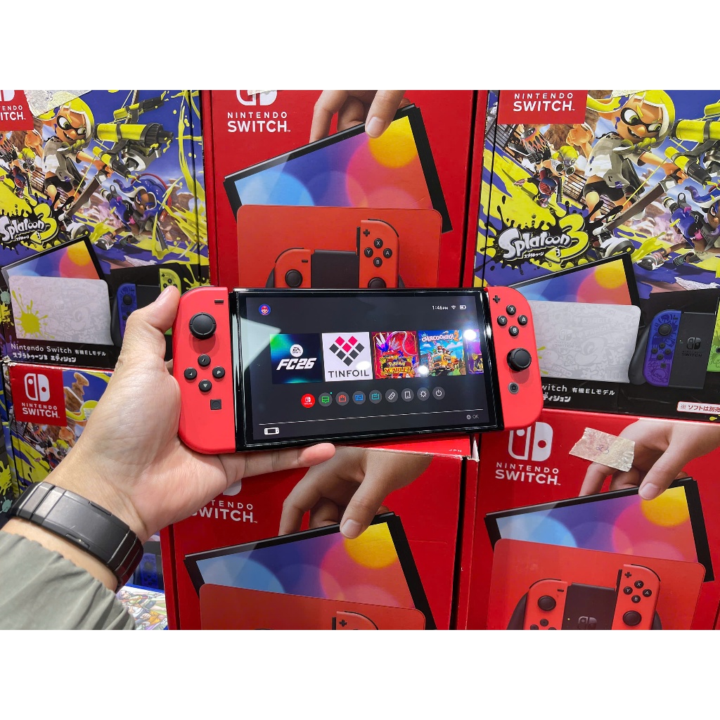 (HẮC ÁM FULL GAME) Nintendo Switch OLED Chính hãng | Full Box & phụ kiện LIKE NEW 99% | Nhật Thành