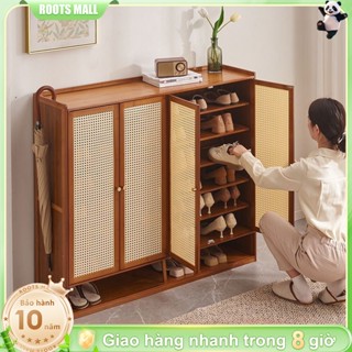 Tủ Giày Gỗ Tiết Kiệm Diện Tích Chống Ẩm Mốc Đựng 42 Đôi Giày Gọn Gàng Bền Đẹp Bảo Hành 10 Năm